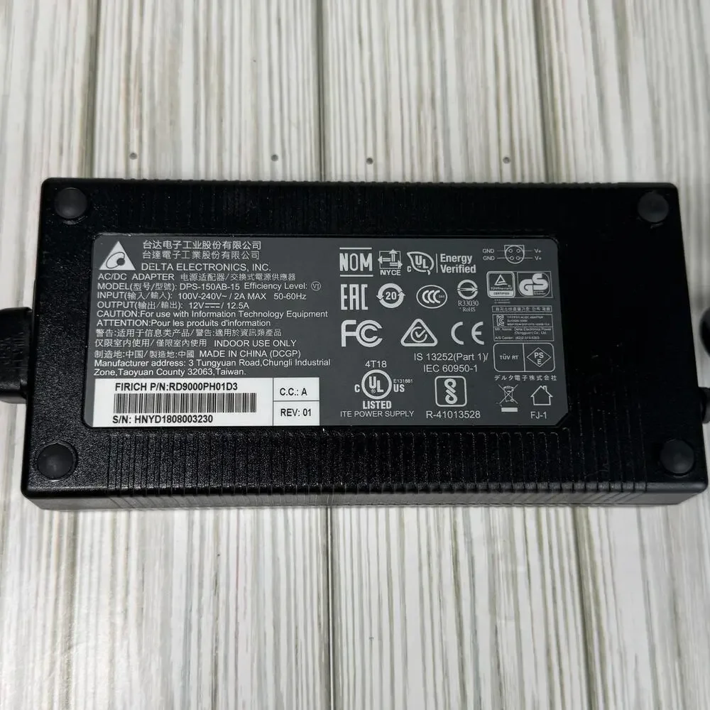 Genuine‎ DELTA AC/DC Adapter DPS-150AB-15 Power Supply With Cord